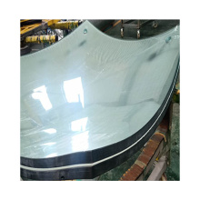 customized size 3D bent double curved glass for curtain wall